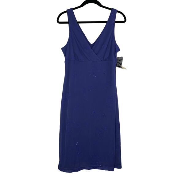 City Triangle vintage purple sleeveless Y2K 90's sleeveless dress size Large - Picture 1 of 15